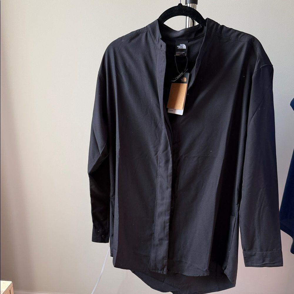 The North Face Explore City Bd Long Sleeve Shirt Black - Women Medium - Picture 3 of 9